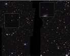 Un'immagine di Webb che mostra due delle nove galassie (Fonte immagine: NASA, ESA, CSA, UT Austin e STScI; ritagliata)