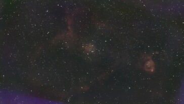 Seconda astrofotografia con più di 550 immagini impilate, catturate in tre ore (Fonte: Marc Zander / Notebookcheck)
