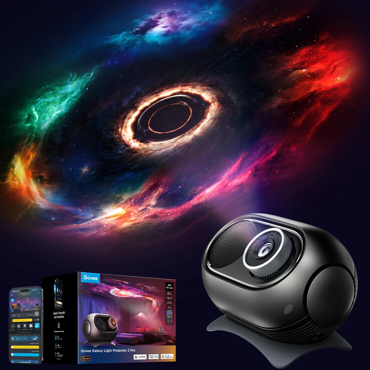 Govee Galaxy Light Projector 2 Pro. (Fonte: Govee)