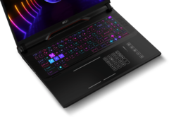 Il touchpad intelligente di MSI Raider GE78 HX sarà presto disponibile per l&#039;acquisto (immagine via MSI)