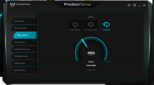 PredatorSense - GPU turbo