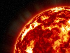 Illustrazione d&#039;artista che mostra il Sole nel nostro sistema solare. (Fonte: josephwoodall2 - Pixabay)