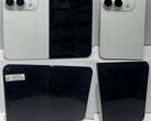Un modello trapelato dell’iPhone Ultra nella variante di colore bianca.