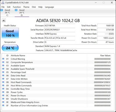 ATA SE920 funziona con PCIe 4.0 x4