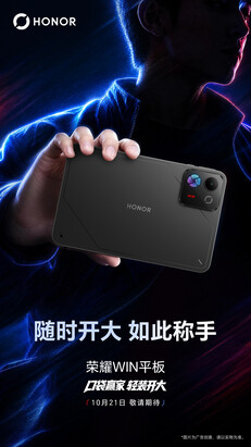 Il Win Tablet con finitura nera.