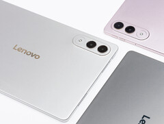 Lo Xiaoxin AI Tablet Pro GT ha un design relativamente sottile compensato da due fotocamere posteriori. (Fonte: Lenovo)