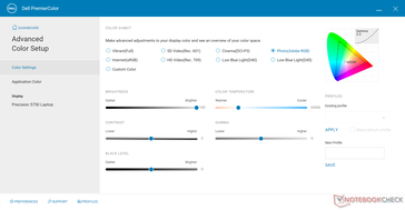 Prendete confidenza con Dell PremierColor per la regolazione dei profili di colore e del contrasto