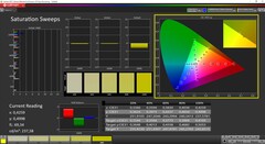 CalMAN Sweeps di saturazione calibrati