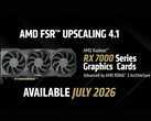Uno screengrab dell'annuncio di AMD su FSR 4.1 INT8 per le GPU della serie RX 7000