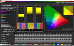 CalMAN - precisione del colore "Standard" (Warm, sRGB)