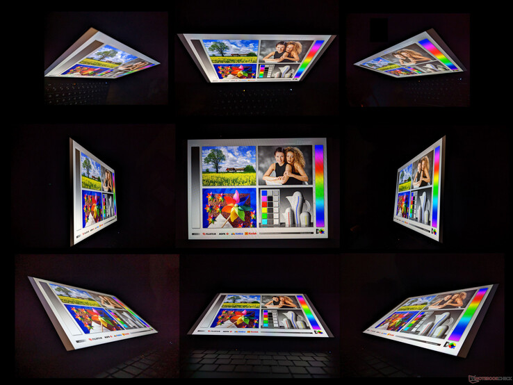 Ampi angoli di visione IPS sia in modalità tablet che verticale. I colori e il contrasto si spostano solo se la visione avviene da angolazioni estreme