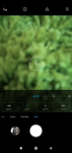 UI app fotocamera