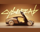 Uno screenshot tratto da un video promozionale della Tesla CyberCab che mostra una vista laterale del veicolo