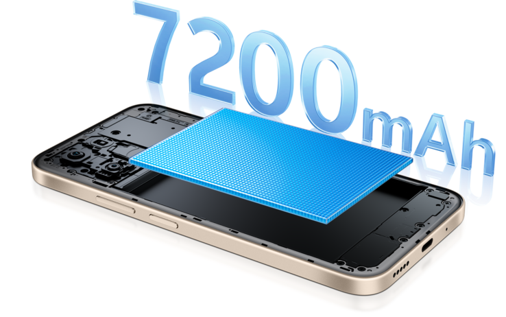 Il Vivo T5 4G è dotato di una batteria da 7.200 mAh