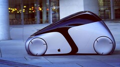 Un rendering di &quot;Apple Car&quot;. (Fonte: iPhoneWired)