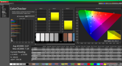 ColorChecker prima della calibrazione (P3)