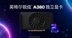 L'Intel ARC A380 è ora disponibile in Cina al prezzo di circa 153 dollari (fonte: Intel)