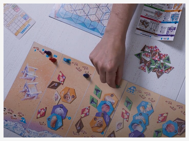 Gioco da tavolo Sanibel con pezzi e carte. (Fonte: Avalon Hill via Youtube)