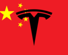 Tesla potrebbe presto utilizzare i dati dei conducenti cinesi come seme per far crescere il software di guida autonoma utilizzato in tutto il mondo. (Immagine via Wikimedia Commons con modifiche)
