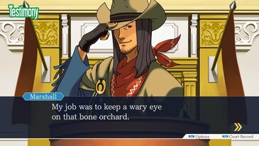 Testimonianza nella Trilogia di Phoenix Wright: Ace Attorney Trilogy (Fonte: Steam)