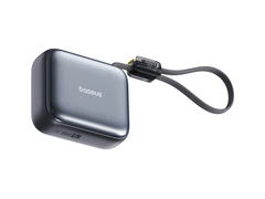 Il power bank Baseus PicoGo AC22 Ultra Mini da 10.000 mAh, raffigurato su uno sfondo bianco. (Fonte: Baseus)