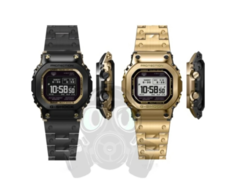 Da sinistra a destra: Casio G-Shock GMW-BZ5000GD-1 e GMW-BZ5000GD-9 (fonte immagine: @geesgshock su Instagram)