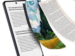 L&#039;Alcatel V3 Ultra è anche progettato per visualizzare gli e-book. (Fonte: Alcatel)