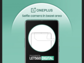 La nuova fotocamera rontale nella cornice del OnePlus. (Fonte: LetsGoDigital)