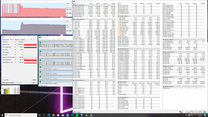 Stress Prime95 sull'IdeaPad Slim 9i Core i7-1165G7. Si noti che la CPU funziona a frequenze di clock più basse e a temperature più basse rispetto all'Envy 14