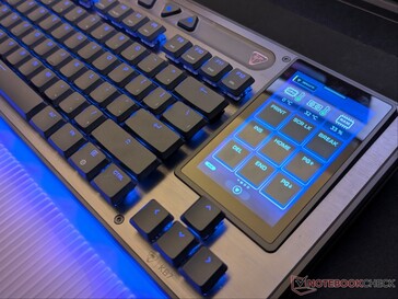 Comandi del display touch sul KB7.