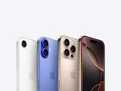 Immagine promozionale che mostra le fotocamere di tutte le varianti di iPhone 16 su sfondo grigio. (Fonte immagine: Apple)
