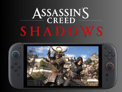 Assassin's Creed Shadows in riproduzione su Switch 2 (Fonte immagine: Ubisoft, Nintendo of America con modifiche)