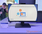 L'Asus ExpertCenter P600 AiO può essere configurato con una CPU con un massimo di 50 TOP NPU. Nella foto: il modello da 27 pollici. (Fonte: Notebookcheck)