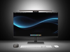 La lampada da scrivania per computer BenQ ScreenBar Halo 2 produce un'illuminazione priva di abbagliamento con colori altamente precisi. (Fonte: BenQ)
