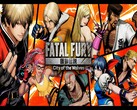 Artwork promozionale ufficiale di Fatal Fury: City of the Wolves.