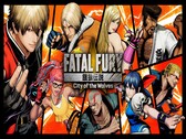 Artwork promozionale ufficiale di Fatal Fury: City of the Wolves.
