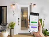 La porta di vetro intelligente Feather River può essere controllata tramite un'app. (Fonte: Home Depot)