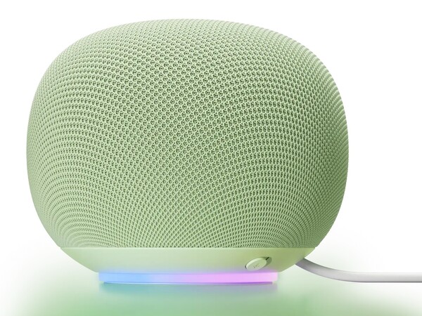 L'altoparlante di Google Home è dotato di una luce anulare e di un pulsante di esclusione del microfono. (Fonte immagine: Google)