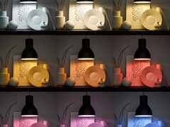 La nuova lampadina LED GU10 intelligente TRÅDFRI può produrre illuminazione bianca e colorata. (Fonte: IKEA)