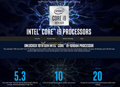 Parte delle specifiche del futuro top di gamma di Intel per sistemi desktop (Image Source: Videocardz)