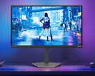 Il 25M4P5200T ha un display IPS da 24,5 pollici. Nella foto: immagine promozionale modificata che mostra la parte frontale del monitor da gaming.
