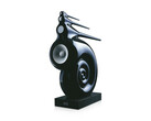 Un'immagine promozionale del famoso diffusore da pavimento Nautilus di Bowers &amp; Wilkin, raffigurato su uno sfondo bianco. (Fonte immagine: Bowers &amp; Wilkins)