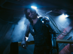 Uno screenshot di Keanu Reeves nei panni di Johnny Silverhand in Cyberpunk 2077 (fonte immagine: SteamDB)