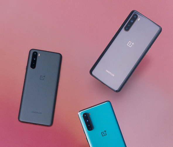 La nuova variante Gray Ash accanto agli altri colori di OnePlus Nord. (Fonte immagine: OnePlus)