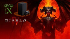 Una Xbox Series X a tema Diablo IV sarebbe in lavorazione (immagine via @bilibili_kun su Twitter)