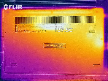 Temperature superficiali lato inferiore in idle