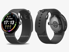 Finora sono emersi soltanto dei rendering basati su CAD che mostrano il Pixel Watch 4. (Fonte: Android Headlines & OnLeaks)