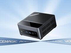 Il prezzo di prevendita dell&#039;F5A parte da 639 dollari con il codice sconto ACEFANF5A. Nella foto: un&#039;immagine promozionale del mini PC. (Fonte: Acemagic)