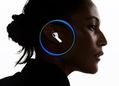 Gli AirPods Pro 3 sono dotati di un sensore di frequenza cardiaca di nuova concezione (fonte: Apple)