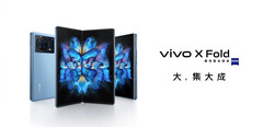 Il Vivo X Fold è dotato di fotocamere a marchio Zeiss e di quello che sembra essere un obiettivo a periscopio. (Fonte: Vivo)
